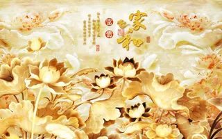 雕塑玉雕背景风景