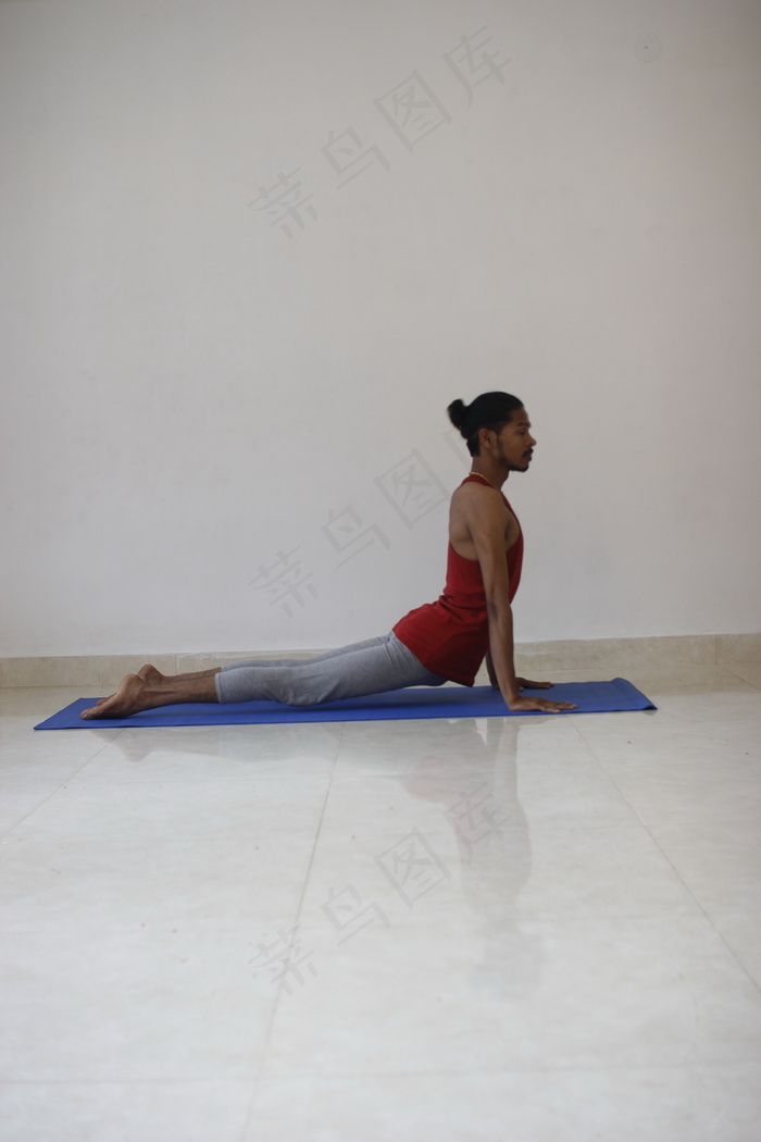 平板支撑瑜伽姿势图片
