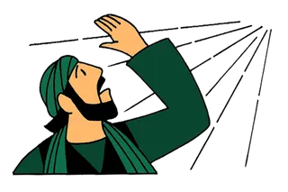 男人卡通线条画