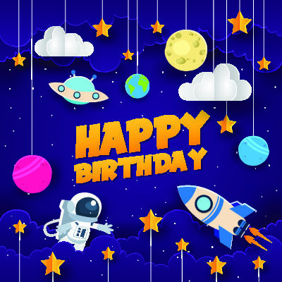 设计儿童生日背景eps,ai矢量模版下载