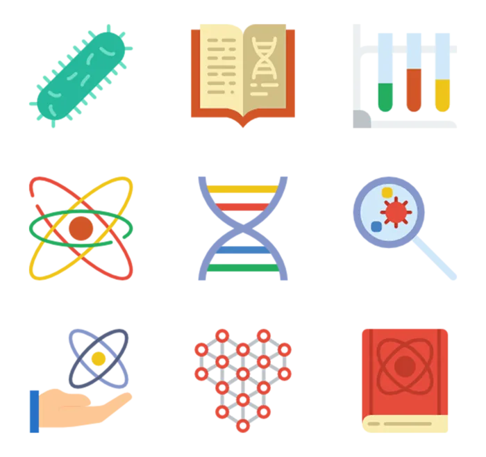 化学学习卡通元素科技kv主视觉
