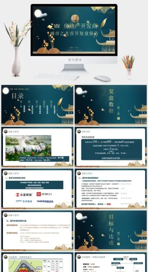 工作项目报告复盘总结回顾PPT模板