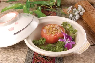 原汁西红柿煮*鲍