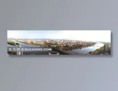金华三江口鸟瞰图 金华三江口鸟瞰图