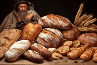 面包欧包代餐谷物食物糕点师摄影图