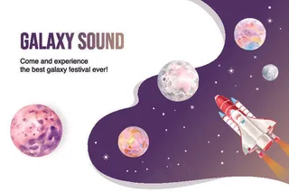 太空宇航员插画