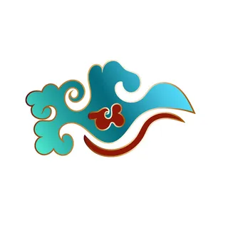 中国风中式国潮敦煌云纹祥云插画图案云朵云彩元素PSDAI设计素材