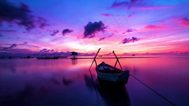 海洋, 湖, 船, 帆艇, 自然, 景观, 水, 云, 日落