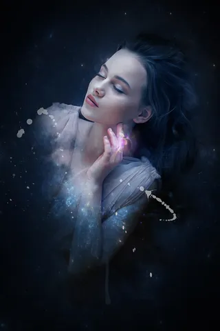 清新唯美可爱的女孩摄影图片