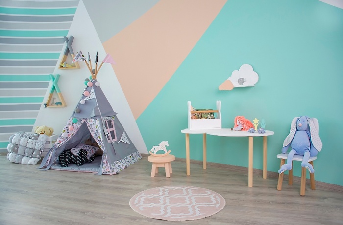 儿童照相拼接背景