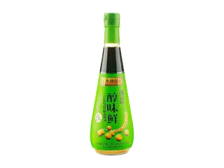 李锦记薄盐醇味鲜超市商品白底图免抠实物摄影png格式图片透明底