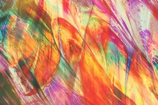 抽象艺术油漆颜料混色流体简笔背景