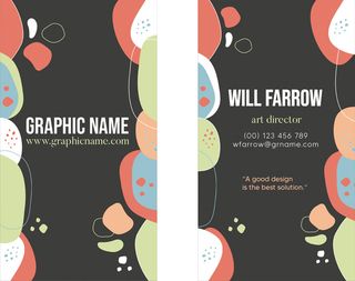 设计 创造 名片