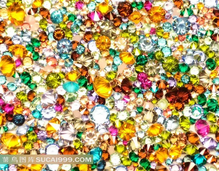 五彩水晶图片