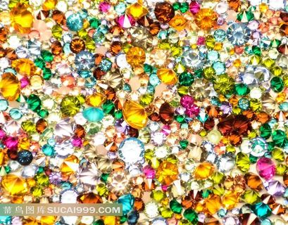 五彩水晶图片