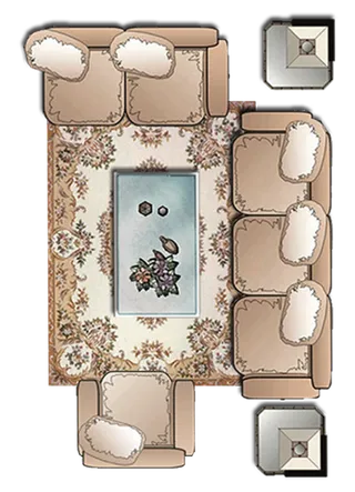 户型图必备免扣素材-沙发