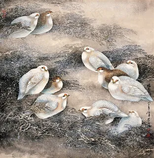 国画中的鸟类 国画中的鸟类
