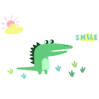 阳光下的小恐龙