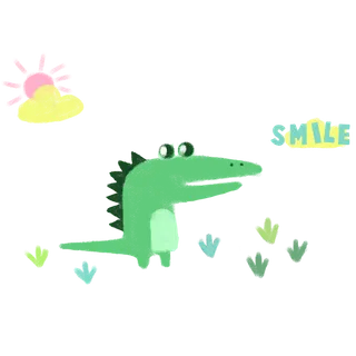 阳光下的小恐龙