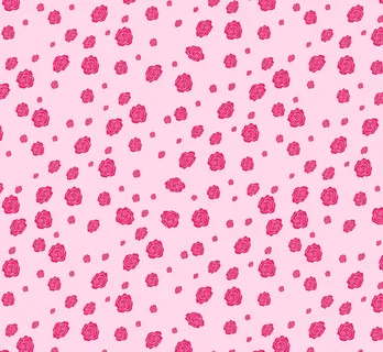 玫瑰无缝接印花乱花