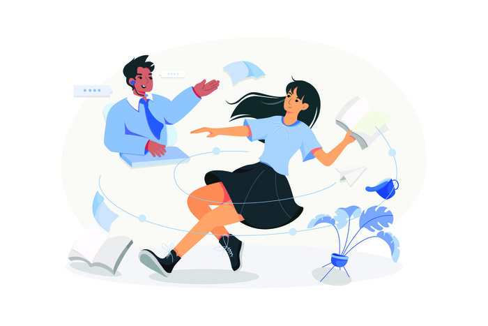 扁平化人物场景办公互联网等距ai矢量设计网页海报UI素材插画eps,ai矢量模版下载