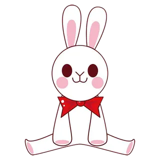 卡通小兔子简笔画