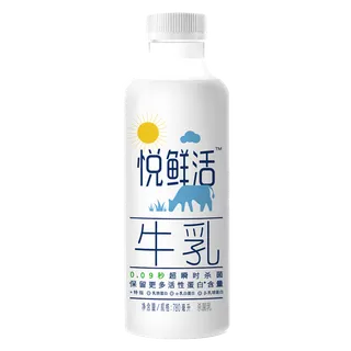 君乐宝悦鲜活1超市商品白底图免抠实物摄影png格式图片透明底