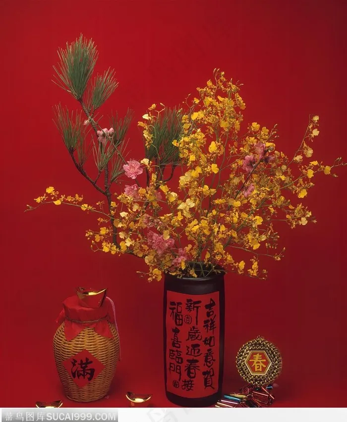 花朵与美酒