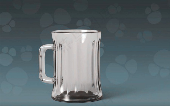 玻璃制成的杯子