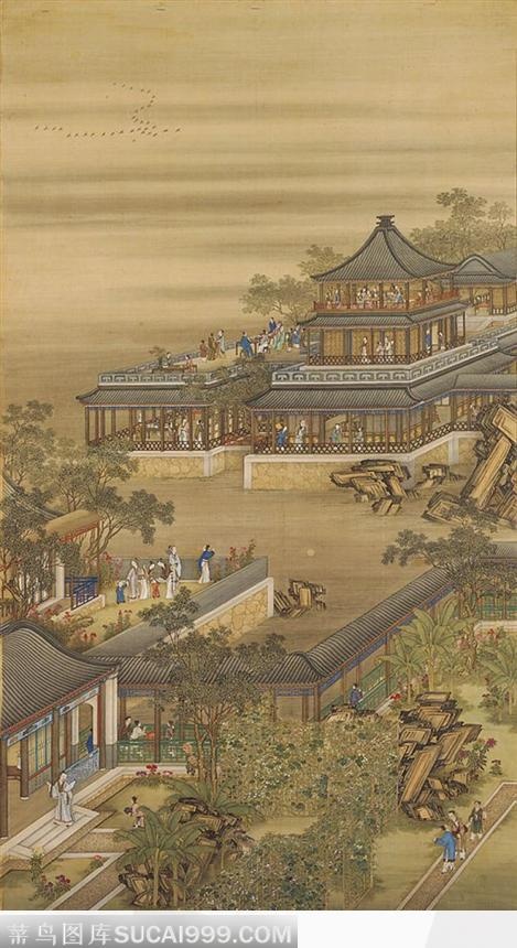 宫廷玩乐图