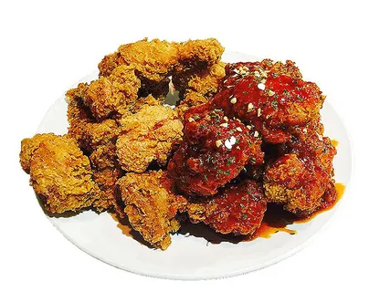 双色炸鸡块 双色炸鸡块