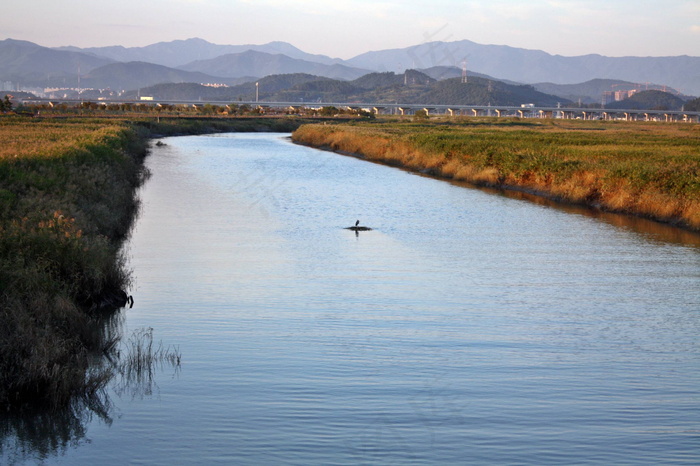 河道风景图片