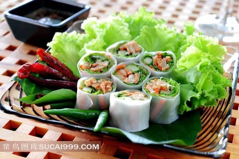 蔬菜寿司摄影 蔬菜寿司摄影