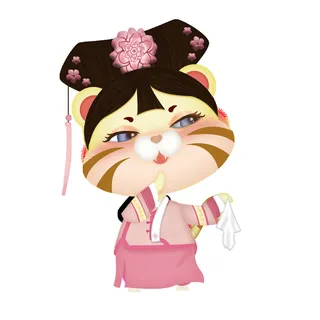 PNG免扣2022虎年新年春节元旦卡通老虎形象图片插画PSD设计素材