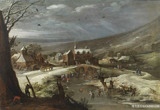 布鲁盖尔・埃尔・维埃霍，简，妈妈，我和帕蒂纳多一起玩