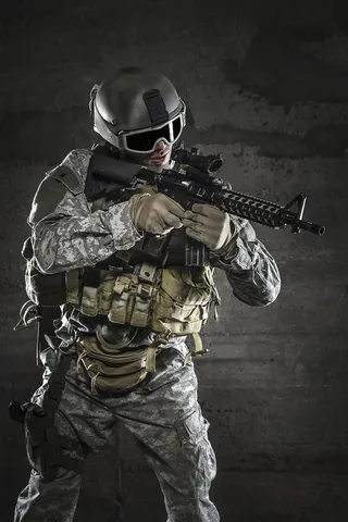 特种兵战士动作