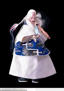 中华传统戏偶-白发老人