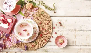 红玫瑰花茶干花茶