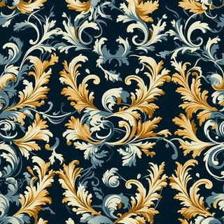 欧式纹理，巴洛克风格，无缝贴图，素材