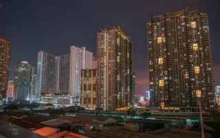 高清唯美城市夜景高楼大厦