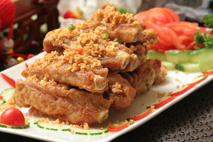 一品蒜香骨  38元-安国花园宾馆