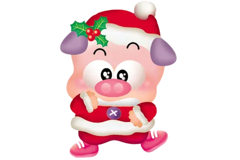 小鸭子小猪圣诞节