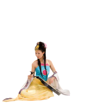 27 (2)免抠元素 免抠摄影 美女 人物 服装 古风 演奏