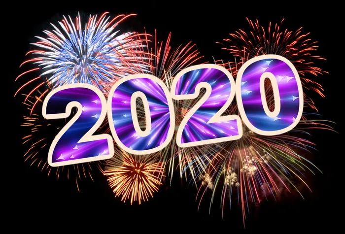 你好2020元旦新年设计