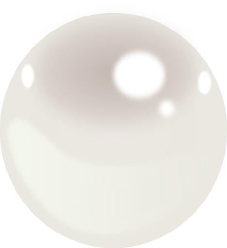珍珠 PNG免抠(546x595)