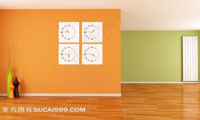 彩色时尚客厅装修