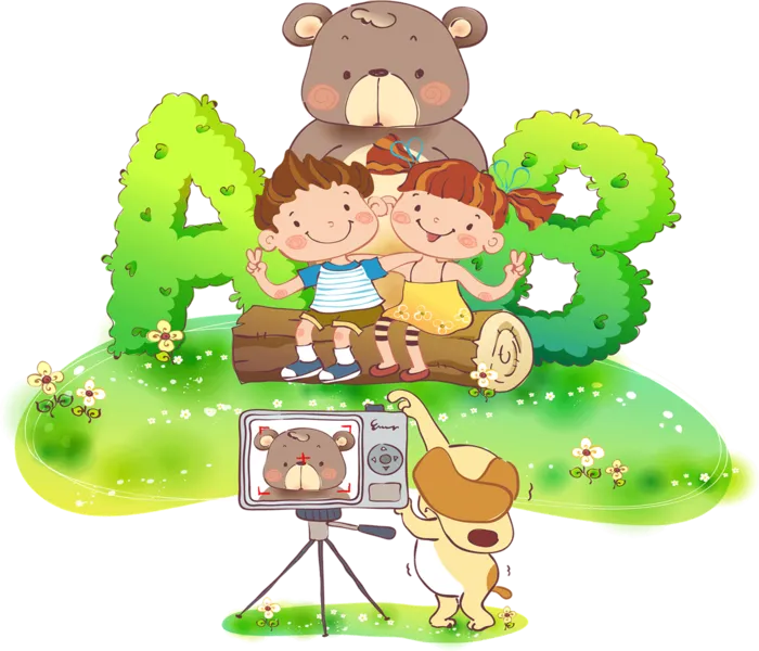 卡通 素材 人物 动画 插图