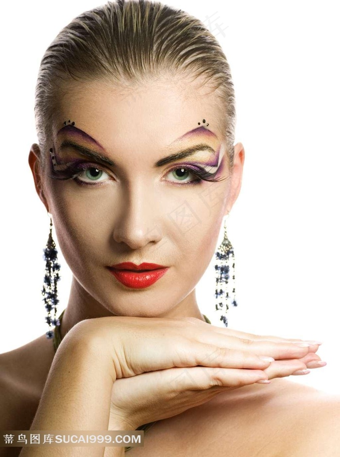 彩妆气质美女图片