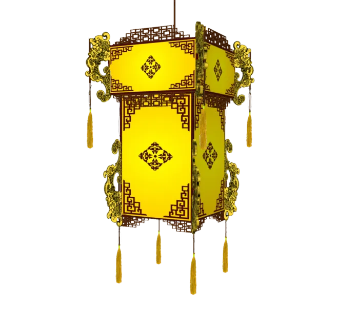 卡通手绘灯笼中秋节元宵节花灯新年海报元素PNG免扣PS素材