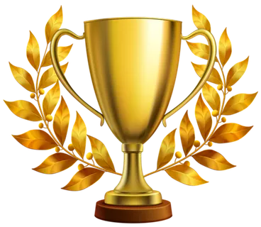 金色冠军奖杯免抠